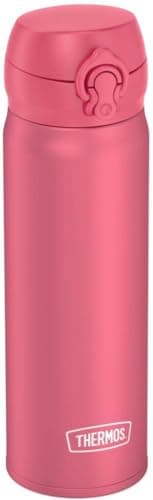 THERMOS ULTRALIGHT BOTTLE 0,50l, deep pink, Thermosflasche 500ml, Isolierflasche Edelstahl mit Safe Flow Lid, 10 h heiss / 20 h kalt, spülmaschinenfest, BPA-frei