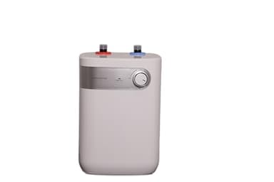 Thermoflow DS 5U Untertischspeicher/Niederdruckspeicher/Warmwasserboiler 5 L Speichervolumen/G 1/2" Anschluss / 30–65 °C/geeignet für Niederdruckarmatur/mit Metalltank/Energieklasse B