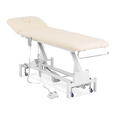 Physa Physa Lille BEIGE Massageliege beige 200 kg Räder Fußpedal Massagebank Therapieliege