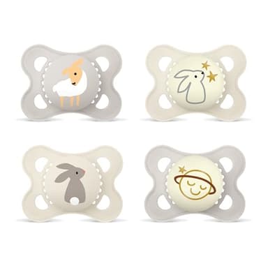 MAM Original Day & Night matt, 0-6 Mon., 4 Stk, Schaf/Hase