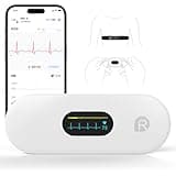 CheckMe ER2-S EKG für Zuhause, Mobile EKG Gerät mit Brustgurt, 30s - 15Mins, APP-Echtzeit-Wellenformen, unbegrenzte Datenspeicherung, 0,96 Zoll OLED-Bildschirm, für iOS & Android