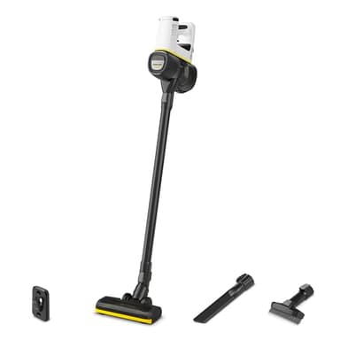 Kärcher Akku-Staubsauger VC 4 Cordless myHome, 2 Saugstufen, Laufzeit: bis zu 30 min., Gewicht: 2,3 kg, inkl. 21,6 V Akku, Ladegerät, Wandhalterung, Boden- und Fugendüse, 2-in-1-Staubbürste