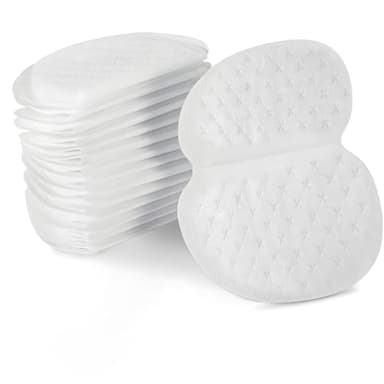 110 Stück Selbstklebende Achselpads,DGMI Unsichtbare Schutz gegen Schweißpads,Baumwolle Achsel-Schweiß Pads,Schweißabsor bierende Einwegpads für Frauen und Männer