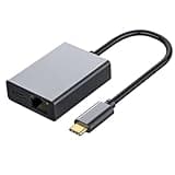 100W USB C auf Ethernet Adapter Ladeadapter für Chromecast USB C auf RJ45 Ethernet 1000 Mbps für Chromecast TV/Stick, Mac-Book Pro, Phone, Windows, Mac-Book Air