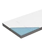 Genius Eazzzy Topper Deluxe 120x200x9cm H2 H3 - orthopädische Matratzentopper für Matratze & Boxspringbett aus Gelschaum | Matratzenauflage 120x200 für Allergiker inkl. Bezug