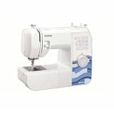 Brother RH137 Nähmaschine (37 Stiche) - Allrounder für Home Deko & Hobby, Weiß / Blau