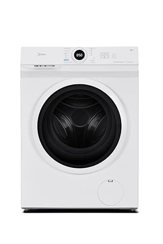 Midea MF10EW100B Waschmaschine / 10kg / 1400 U/Min/EEK A/Inverter Quattro Motor/Dampffunktion/Grosse Trommel/Nachlegefunktion/Kindersicherung/AquaStop, Weiß