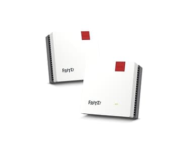 FRITZ!Mesh Set 1700 2er-Set | schnelles Wi-Fi 7 bis zu 3.600 MBit/s | WLAN-Abdeckung für 3-5 Räume | ideal für Internetrouter oder Glasfasermodem (ONT) | einfache Einrichtung | Made in Europe