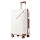 TAN.TOMI Koffer Groß, Reisekoffer, Hartschalenkoffer, Koffer & Trolleys mit TSA-Passwortsperre Hartschale Suitcases Rollkoffer mit 4 Rollen