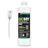 BiOHY Bodenreiniger für Wischroboter Station mit Frischeduft (1l Flasche) + Dosierer | Reinigungsmittel Konzentrat für alle Wisch & Saugroboter mit Nass-Funktion | Schaumarm & Streifenfrei