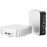 GEEKOM A5 Pro Mini PC, AMD Ryzen 5 7430U (6C/12T, bis zu 4,3GHz), 16GB DDR4 RAM, 512GB NVMe SSD, Win11 Pro, USB4/5K UHD/Wi-Fi 6E/BT 5.2