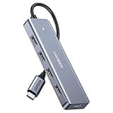 UGREEN USB C Hub mit 4 Ports USB 3.0 OTG Adapter USB C Verteiler mit USB C Stromversorgung-Port kompatibel mit iPhone 16 Serie, MacBook Serie, iPad, Surface Pro/Go, Thinkpad und mehr (15cm)