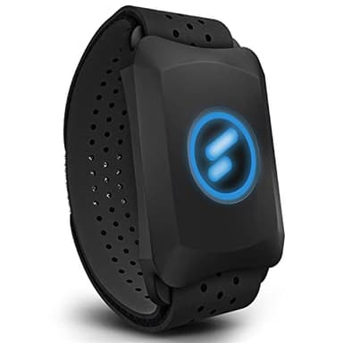 Herzfrequenzmesser sPulse Pulsmesser mit Armband per Bluetooth & Sensor LED | Smart HRM Pulsuhr ohne Brustgurt Fitness Schrittzähler Sense Run (sPulse)