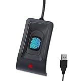 Diyeeni Desktop-USB-Fingerabdruckleser, Computer-Fingerabdruckschlüsselleser, USB-Sicherheitsschlüssel mit Verlängerungskabel für Windows, Automatische Kalibrierungserkennung, Passwortfrei