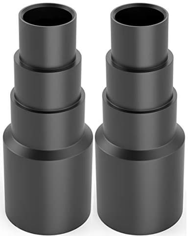 2 Stück Schlauchadapter universal - Staubsaugeradapter - Schlauch Reduzierstück für z.B: Bosch, Makita, Kärcher - Für Anschluß an Staubsaugerschlauch, Polyvinylchlorid (PVC)