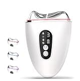 EMS Gua Sha, Robofun Gesichtsmassagegerät Gua Sha Elektrisch mit Vibration & Wärme & Kalt, Gesichtsformungswerkzeug mit Rot,Blau,Violett, Face Massager Für Gesicht Anti Falten Anti Aging