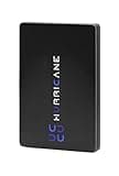 HURRICANE MD25C3 1TB Externe Festplatte 2,5" USB-C, tragbare Speicherplatte für Fotos TV Laptop PS4 PS5 Xbox kompatibel mit Windows Mac Linux - schwarz
