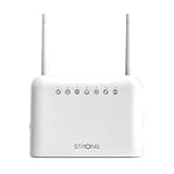 STRONG | 4G LTE Router 350 | Mobiler Hotspot | Bis zu 150 Mbps 4G / 300 Mbps WLAN | ideal für Campingbus oder Wochenendhaus | 4 LAN-Anschlüsse | Für alle SIM-Karten geeignet | weiß