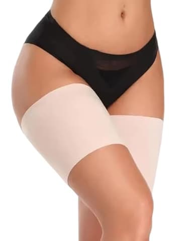Yotlein Oberschenkel Reiben Schutz, Oberschenkelbänder Damen, Elastische Oberschenkel-bänder, Verhindern das Reiben, Protektor Anti-Rutsch-Silikon, Beinumfang 62-70