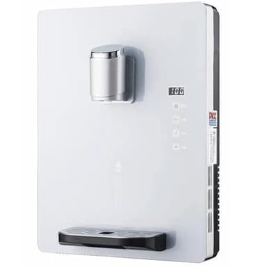 Wandmontierter, netzbetriebener Wasserspender mit intelligenter Trinkwasserfunktion, Zwei Temperaturstufen, elektronischer Kindersicherung, 330 l/h, Schnellaufheizfunktion in DREI Sekunden(Silver)