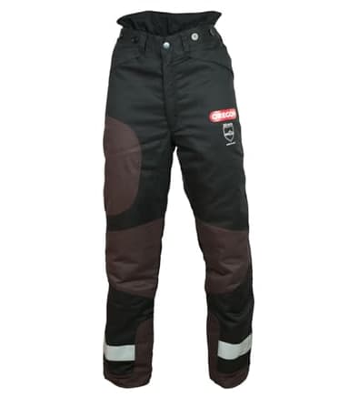 Oregon Yukon+ Typ A Klasse 1 (20 m/s) Schnittschutz-Bundhose Schwarz, PSA Schutzausrüstung, Größe M (EU 46-48)