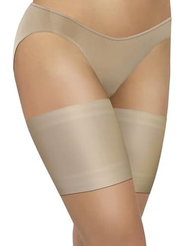 sesto senso Oberschenkelbänder Sexy Elastische Anti-reibung mit 4 Silikonstreifen Glatt Beige 55-60 S