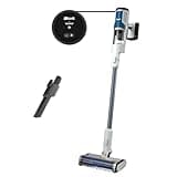 Shark kabelloser Akku-Staubsauger m. FloorDetect-, Anti-Hair-Wrap- & PowerFins, 40 Min Laufzeit, LED-Display, Staubsauger kabellos & Handstaubsauger-Modus m. Fugendüse, Weiß/Marineblau BU1120EU