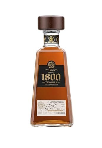 1800 Tequila Añejo 38% vol. (1 x 0,7l) – Premium-Tequila aus Mexiko – Hergestellt aus 100% blauer Weber-Agave – Gereift in Fässern aus amerikanischer und französischer Eiche | 700 ml (1er Pack)