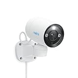 Reolink 4K PoE Überwachungskamera Außen mit 180° Pan, Spotlight, Farbnachtsicht, Auto-Tracking, Smarte Personen-/Fahrzeug-/Haustiererkennung, PoE Outdoor IP Kamera mit Zwei-Wege-Gespräch, RLC-81PA