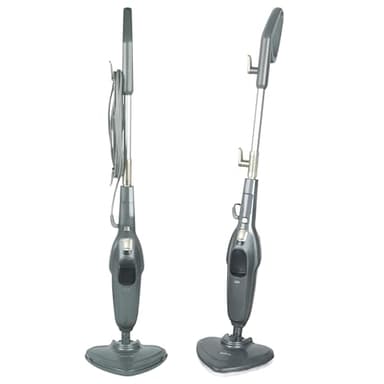 Beldray Clean & Refresh Dampfreiniger – Dampfmopp, Chemikalienfreie Reinigung, Präzisionskopf für Ecken, Schnellaufheizung, 350 ml Wassertank, Teppich, Laminat, Holz, 1300W, BEL01986VDE