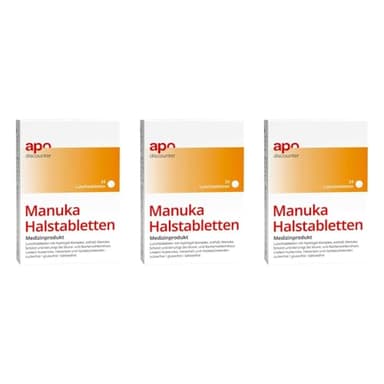 Manuka Halstabletten zuckerfrei zum Lutschen von apodiscounter 3x24 stk
