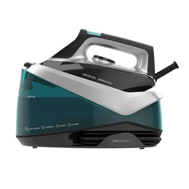 Cecotec IronHero H-2800 Station Horizontale Bügelstation, 2.800 W, Dampfleistung 135 g/m, 360 g/m, Keramiksohle, Anti-Kalk, automatische Abschaltung, Präzision, Temperatureinstellung