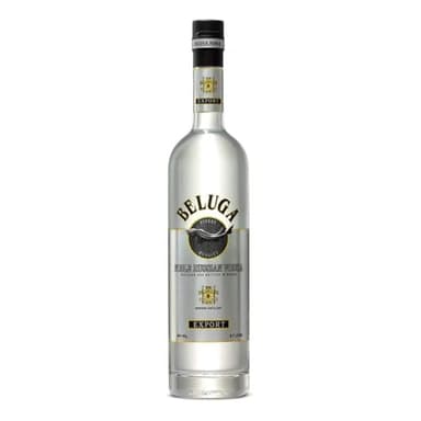 Beluga Noble Vodka 1 Liter Flasche 40% Alk., Premium Wodka aus Sibirien, reiner und weicher Geschmack | 1l (1er Pack)
