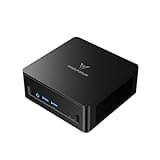 MINIS FORUM UM690 Slim Mini-PC, AMD Ryzen 9 6900HX Mini-Computer (8C/16T, bis zu 4,9 GHz), 32 GB DDR5 RAM 1 TB PCIe 4.0 SSD, DP/USB4/HDMI 2.1, 4 x USB Typ A, WIFI6E /BT5. 3