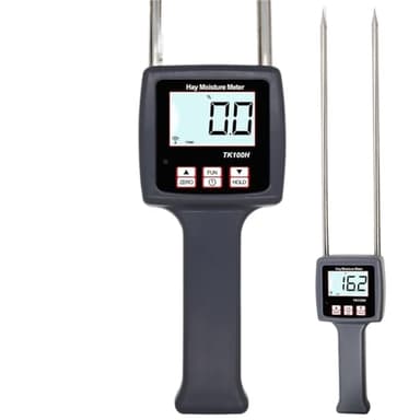 Feuchtigkeitsmesser, Heu Feuchtigkeit Meter Digital Feuchtigkeit Inhalt Tester Gras Hygrometer for Getreide Futter Gras Leymus Bambus