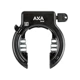 AXA Solid Rahmenschloss, Schlüssel nicht abziehbar, 71 mm Breite Öffnung, Sicherheitsstufe 10, Einsteckkette Kompatibel, Geeignet für E-Bikes, Schwarz