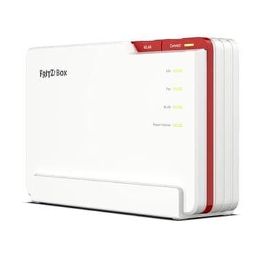 FRITZ!Box 5690 Pro (Wi-Fi 7 Premium DSL- und Glasfaser-Router mit Triband (2,4 GHz, 5 GHz, 6 GHz) bis zu 18,5 GBit/s, für Glasfaser & DSL-Anschlüsse, WLAN Mesh, DECT-Basis, internationale Version)