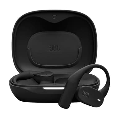 JBL Sense Lite kabellose Open-Ear-Kopfhörer mit Ohrbügel-Design und Luftleitung, JBL OpenSound-Technologie, 32 Stunden Spielzeit, IP54 Wasser-/Staubschutz, kompatibel mit JBL Headphones App, Schwarz