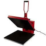 PixMax Transferpresse 50 x 50cm Hitzepresse Heißpressmaschine T-Shirtpresse Heisspresse Textilpresse Transferdruck T-Shirt Touchscreen Display Verstellbarer Druck Tinte Vinyl 250°C Sublimationspapier