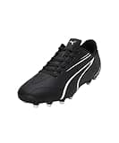 PUMA Herren Vitoria FG/AG Soccer Shoe, Black White, 40.5 EU