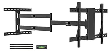 TV Wandhalterung Schwenkbar Mit 1200 mm Extra Langem Gelenkarm Wandhalterung Fernseher für 37-75 Zoll LCD/LED/OLED TV, Neigbar, Schwenkbar und Drehbar Fernsehhalterung, MAX VESA 600x400mm, Bis Zu 45KG