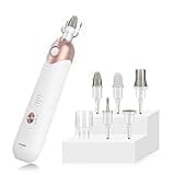 POLAMD Maniküre Set Elektrisch Kabellos Pediküre Set mit Akku Aufladbar, Elektrische Nagelfeile, LED-Licht, 5 Geschwindigkeitsstufen