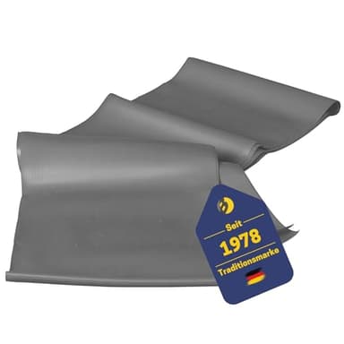 Best Sporting TPR-Gymnastikband I Hochelastischer Fitnessband in Stärke extra stark I 2 m I Farbe anthrazit I Theraband I Sport Gummiband I Für Training zu Hause, Pilates und Yoga
