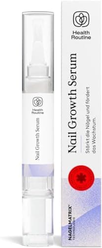 Health Routine Nail Growth Serum — Nagelöl für gesunde Fingernägel & Fußnägel — Schnelles Wachstum — Natürlicher Nagelhärter mit Jojobaöl & Biotin