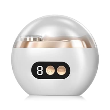 Electric Nail Clipper, 2025 Neuest 2 in 1 Polieren Automatisch Elektrischer Nagelknipser, Elektrische Nagelfeile, Nagelschneider Elektrisch für Kinder Senioren Erwachsene (Weiß)