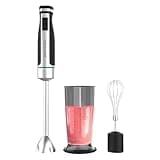 Cecotec Handmixer Stabmixer PowerGear 1500 XL Cream. 1500W Leistung, extra langer Spritzschutzfuß, 21 Geschwindigkeiten + Turbo, Soft-Touch-Beschichtung, Zubehör inklusive
