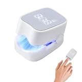 Nagelpilz Laser Gerät und Zeitmessgerät, Nagelpilz Laser Behandlungsgerät, Nagelpilz Behandlungs Gerät für Finger und Fußnägel, 500nm Blau Lichttherapiegerät 950nm Infrarotlicht