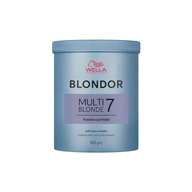 Wella Professionals Blondor Multi Blonde Powder – Staubfreies Blondierungspulver für kraftvolle Aufhellung bis zu 7 Tonstufen, mit Anti-Gelbstich-Technologie – für alle Techniken & Haartypen - 800g