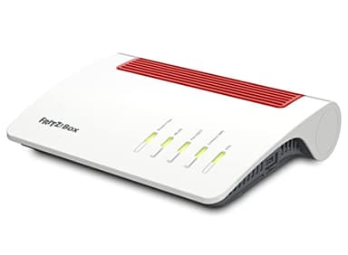 FRITZ!Box 5590 Fiber | Router für einen Glasfaseranschluss (Wi-Fi 6, bis 2.400 MBit/s (5 GHz) und 1.200 MBit/s (2,4 GHz), WLAN Mesh, DECT-Basis, 2,5-Gigabit-LAN-Port, geeignet für Deutschland)