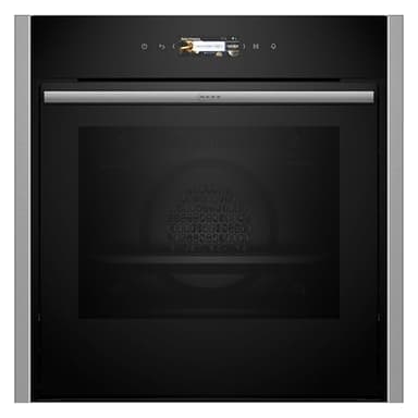 NEFF B54CR31N0, N70, Einbau-Backofen, Integrierbarer Backofen 60 x 60cm, Made in Germany, Slide&Hide, Full Touch TFT-Display, Automatikprogramme, Soft Open & Close, Edelstahl